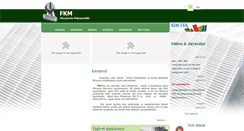 Desktop Screenshot of fkmfiltre.com